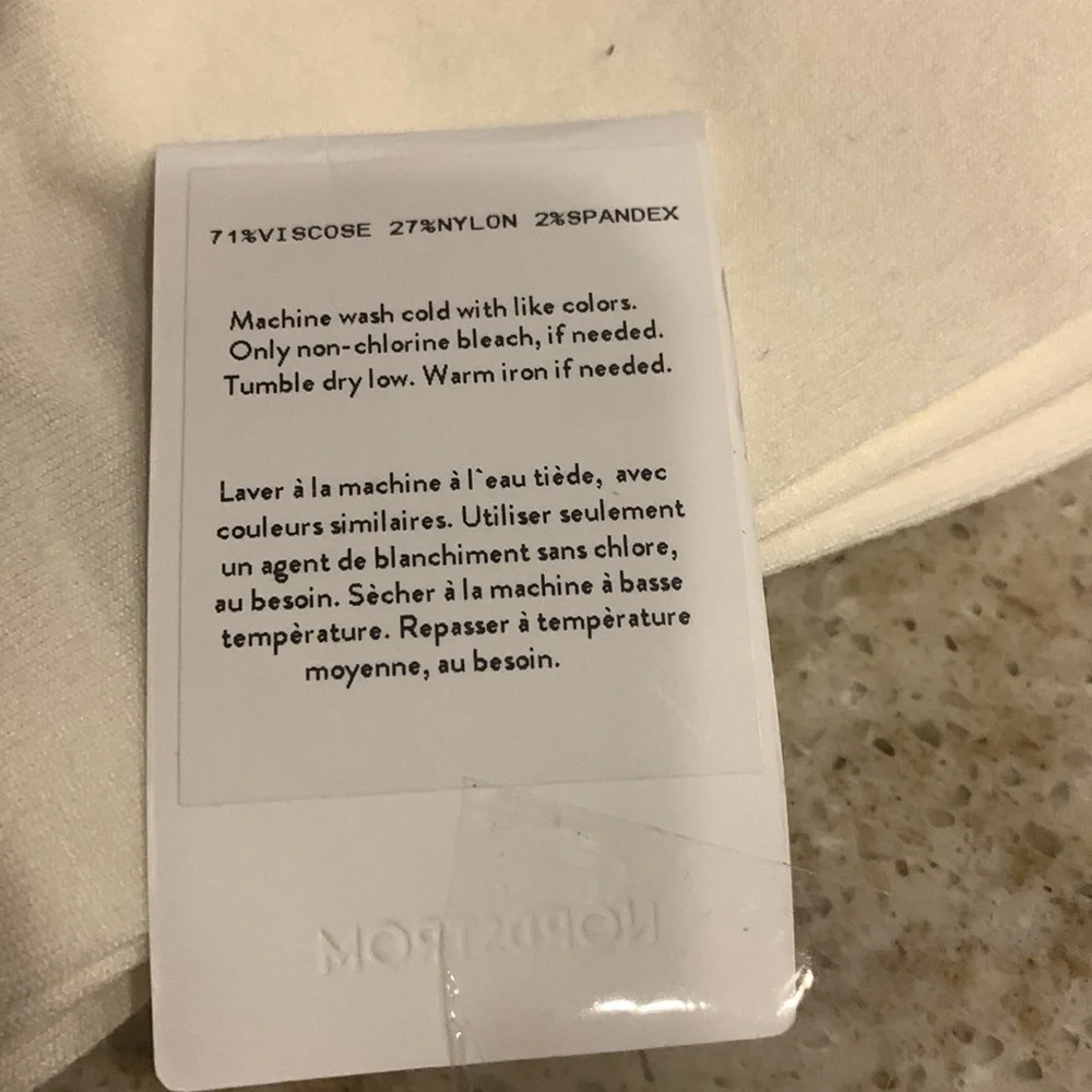 NWT Nordstrom Brand Ivory Socks - 3 Pack